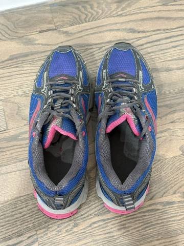 Saucony Excursion TR 6 Womens Size 9 Blue Pink Trail Running Shoes Sneakers photo 6