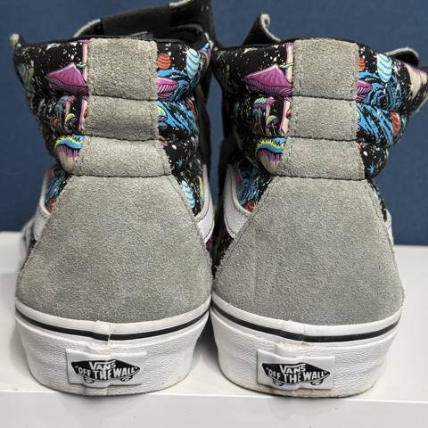 Vans Sk8-Hi Cosmic Glow Mens Size 8.5 Gray High Top Skateboard Shoes Sneakers photo 3