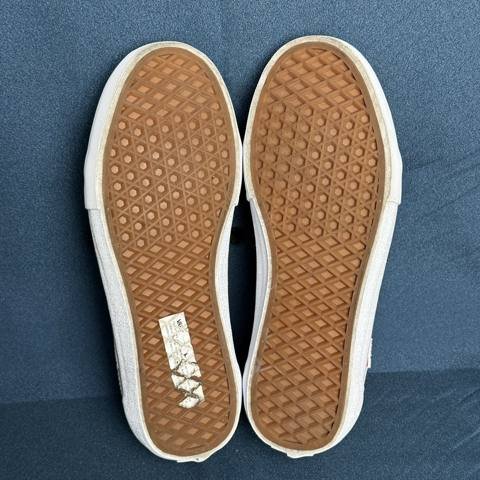 Vans Old Skool Pro Mens 6 Womens 8 Iridescent Silver White Skate Shoes Sneakers photo 10