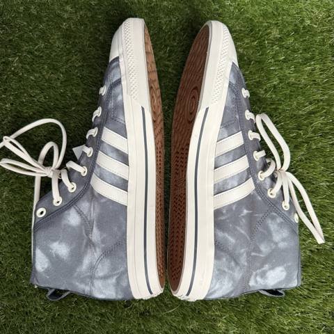 Adidas Nizza Hi RF Mens Size 13.5 Gray White Tie Dye High Top Casual Sneakers photo 5