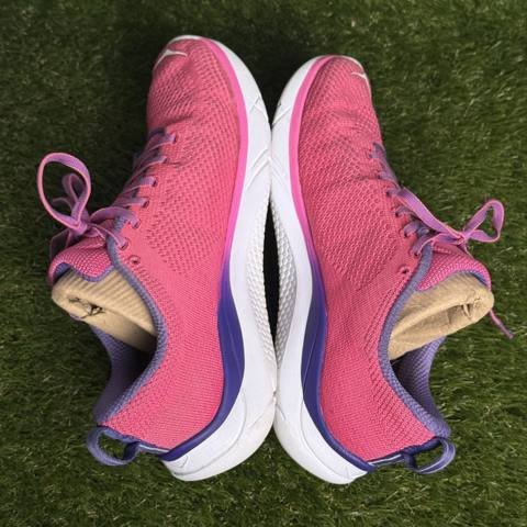 Hoka Hupana 2 Womens Size 9.5 Pink Purple Knit Athletic Running Shoes Sneakers photo 5