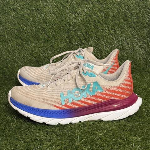 Hoka Mach 5 Mens Size 11 D White Orange Blue Lightweight Running Shoes Sneakers photo 3
