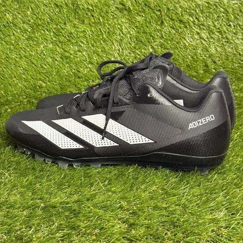 Adidas Adizero 12.0 Mens Size 14 Black Silver Low Top Football Cleats GY6513 photo 3