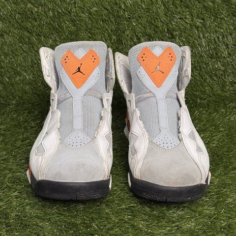 Nike Air Jordan True Flight Mens Size 8.5 White Orange Wolf Grey Sneakers photo 2