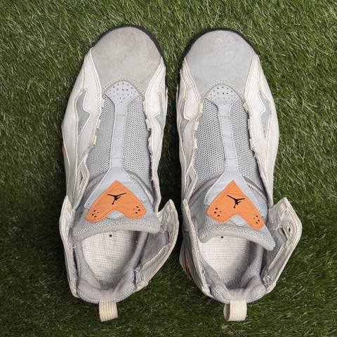 Nike Air Jordan True Flight Mens Size 8.5 White Orange Wolf Grey Sneakers photo 6