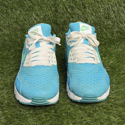 Nike Air Max 90 2009 Boys Size 6.5Y Blue Green Retro Sneakers 325213-412 photo 2