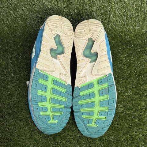 Nike Air Max 90 2009 Boys Size 6.5Y Blue Green Retro Sneakers 325213-412 photo 7