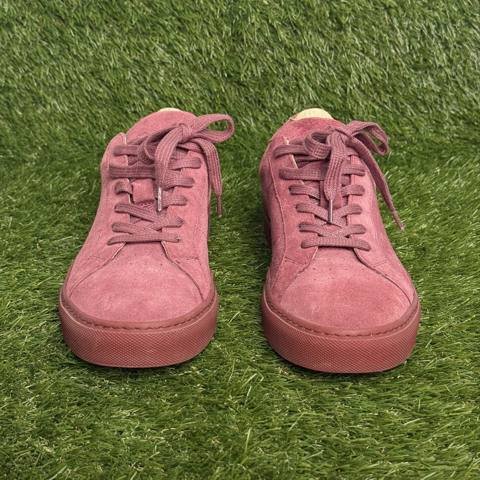 Greats Royale Mens Size 7 Maroon Suede Low Top Sneakers Made in Italy photo 2