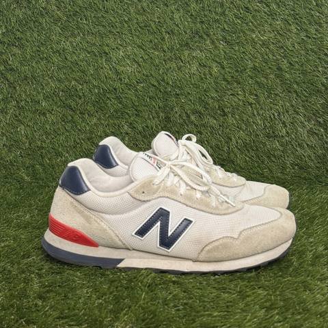 New Balance 515 V3 Mens Size 10.5 White Low Top Running Shoes Sneakers ML515RC3