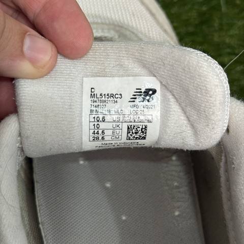 New Balance 515 V3 Mens Size 10.5 White Low Top Running Shoes Sneakers ML515RC3 photo 8