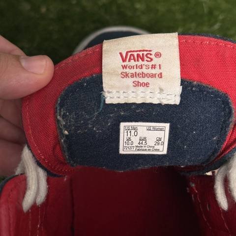 Vans Sk8-Hi Americana Mens Size 11 American Flag High Top Skate Shoes Sneakers photo 8