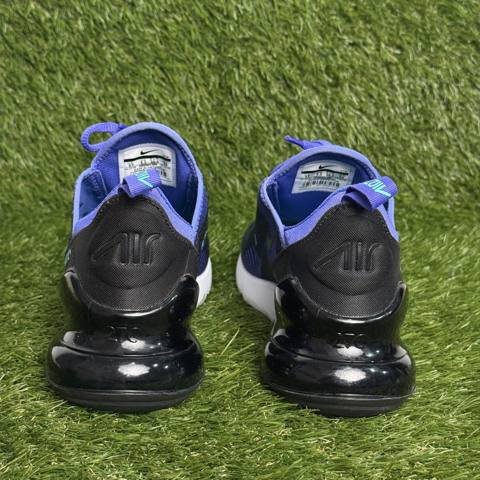 Nike Air Max 270 GS Boys Size 6Y Womens 7.5 Black Purple Running Shoes Sneakers photo 4