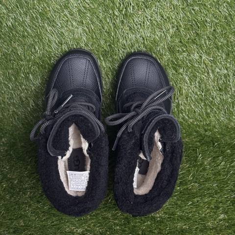 UGG Butte II Kids Size 1 Black Waterproof Snow Boots Winter Outdoor 1171210K photo 6