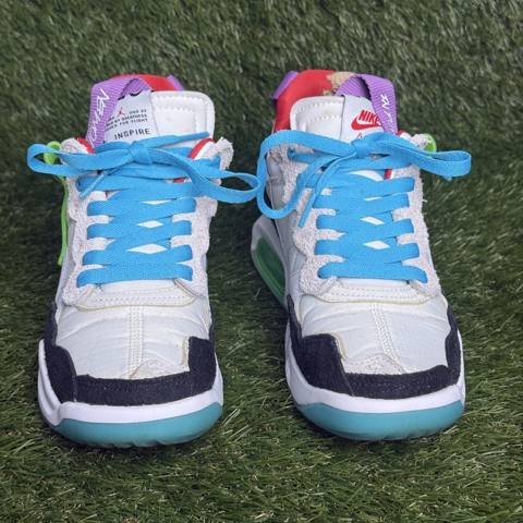 Nike Jordan MA2 Women In Power Womens Size 6 White Red Blue Sneakers CV8122-100 photo 2