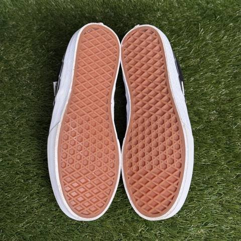 Vans Asher Womens Size 6 Checkerboard Butterfly Multicolor Slip On Skate Shoes photo 7