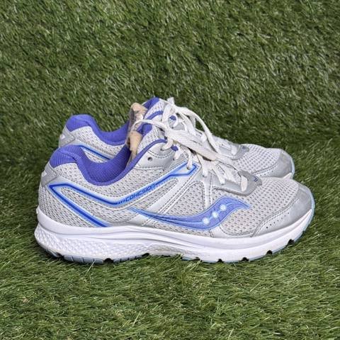 Saucony Cohesion 11 Womens Size 8.5 Gray Blue Running Shoes Sneakers S10420-6