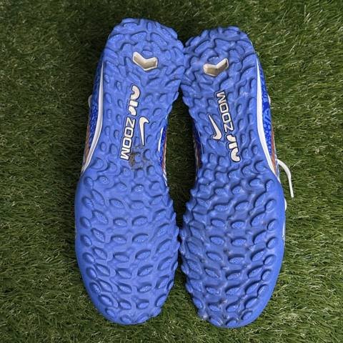 Nike Mercurial Superfly 9 Academy CR7 TF Mens Size 8.5 Blue White Turf Cleats photo 7