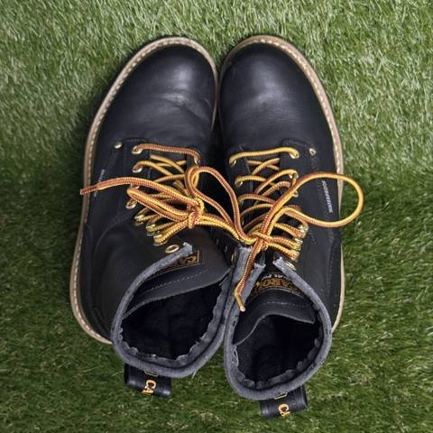 Carolina CA420 Logger Boots Mens Size 8 M Black Leather Soft Toe Work Boots photo 6