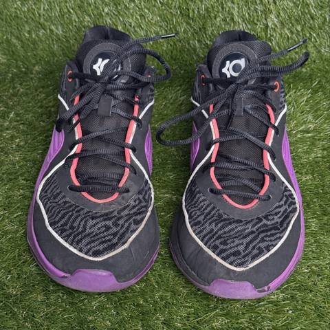 Nike KD 16 Mens Size 14 Black Purple Kevin Durant Basketball Sneakers FB2390-900 photo 2