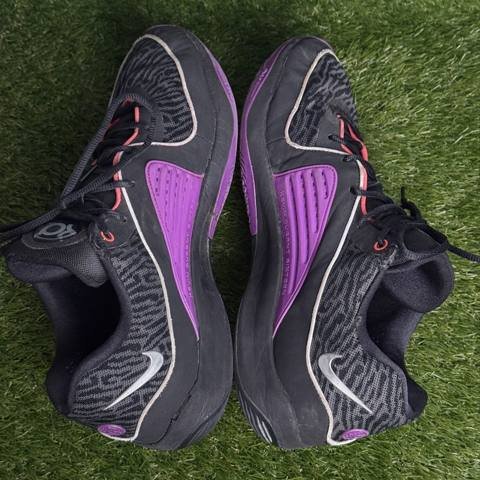 Nike KD 16 Mens Size 14 Black Purple Kevin Durant Basketball Sneakers FB2390-900 photo 5