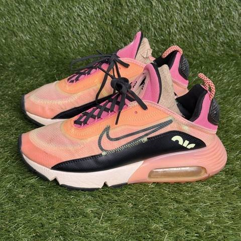 Nike Air Max 2090 Womens Size 7 Orange Black Running Shoes Sneakers CT1290-700 photo 4
