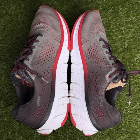 Hoka One One Cavu Mens Size 10 Charcoal Gray Red Running Shoes Sneakers photo 5