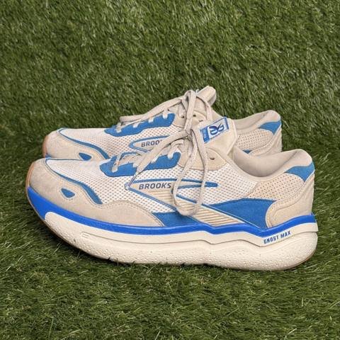 Brooks Ghost Max SE Mens Size 10.5 D Beige Blue Athletic Running Shoes Sneakers photo 3