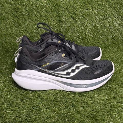 Saucony Omni 22 Womens Size 10 Black Stability Running Shoes Sneakers S10926-100