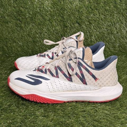 Skechers Viper Court Pro Mens Size 8.5 White Navy Red Pickleball Court Sneakers photo 3