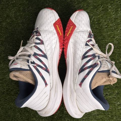Skechers Viper Court Pro Mens Size 8.5 White Navy Red Pickleball Court Sneakers photo 5