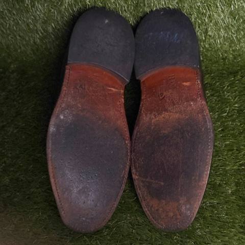 Vintage Hanover Masterflex Wingtip Dress Shoes Mens Size 9.5 Burgundy Cordovan photo 8
