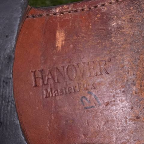Vintage Hanover Masterflex Wingtip Dress Shoes Mens Size 9.5 Burgundy Cordovan photo 9