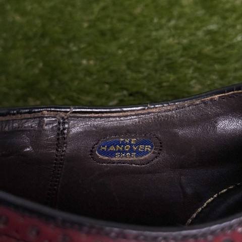 Vintage Hanover Masterflex Wingtip Dress Shoes Mens Size 9.5 Burgundy Cordovan photo 10