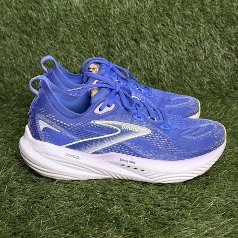 Brooks Glycerin GTS 22 Womens Size 9.5 Wide Amparo Blue Support Running Shoes