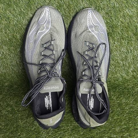Saucony Endorphin Pro 4 Mens Size 14 Olivine Green Black Carbon Marathon Shoes photo 6