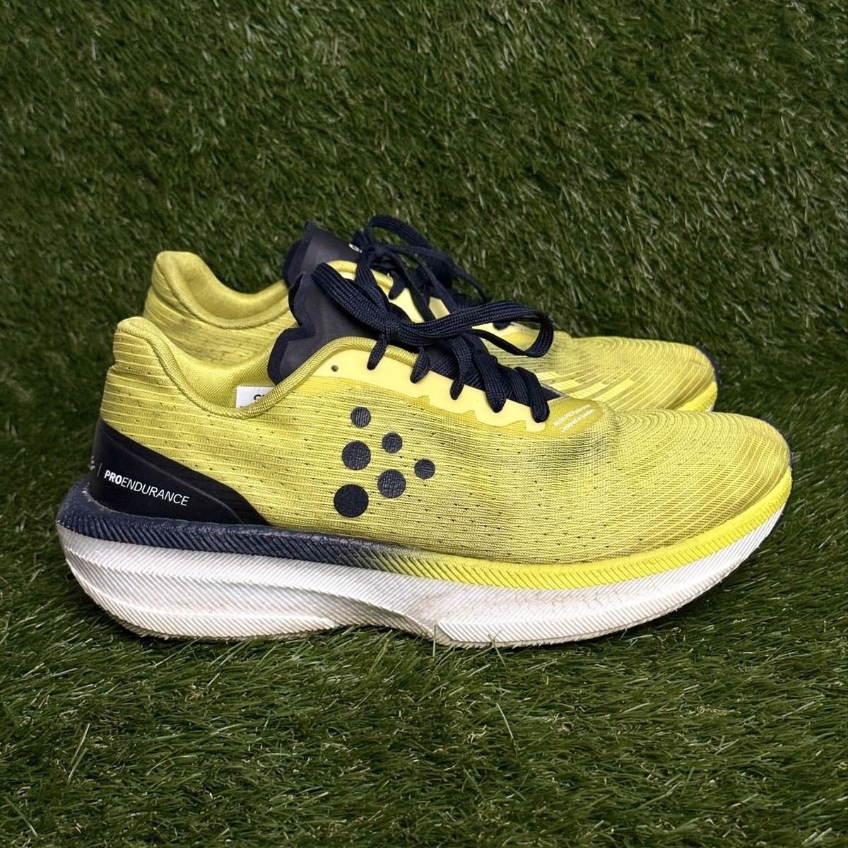 Craft Pro Endur Endurance Mens Size 10 Yellow Blaze Running Shoes Sneakers