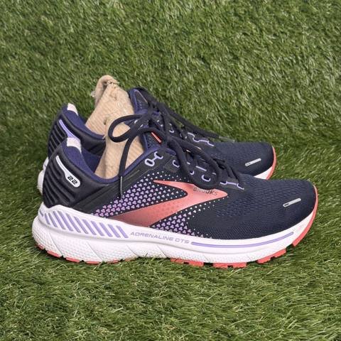 Brooks Adrenaline GTS 22 Womens Size 7.5 B Black Mesh Support Running Shoes