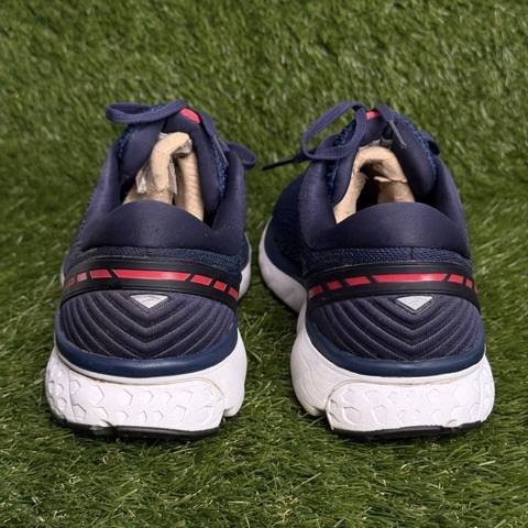 Brooks Ghost 11 Mens Size 12.5 D Navy Blue Red Athletic Running Shoes Sneakers photo 4