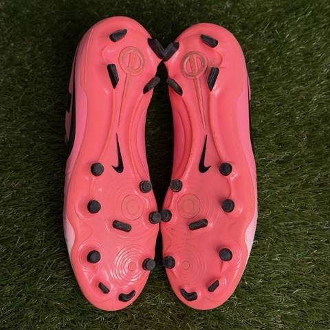 Nike Tiempo Legend 10 Mens Size 8.5 Pink Black Firm Ground Soccer Cleats photo 7