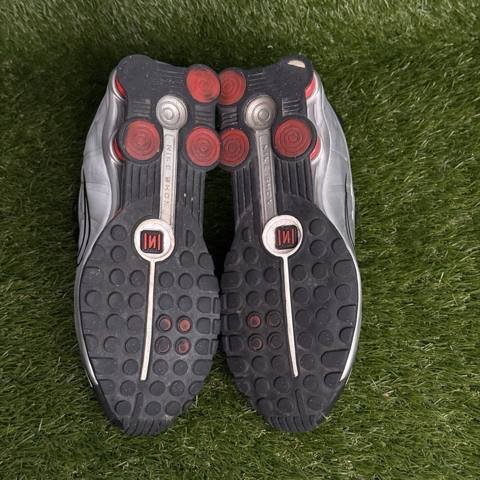 Nike Shox R4 OG Mens Size 6.5 Black Silver Red Running Shoes Sneakers BV1111-008 photo 7