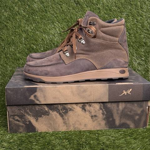 Chaco Otter Hiking Boots Mens Size 9.5 Brown Leather Suede Moc Toe Outdoor