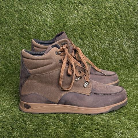 Chaco Otter Hiking Boots Mens Size 9.5 Brown Leather Suede Moc Toe Outdoor photo 4
