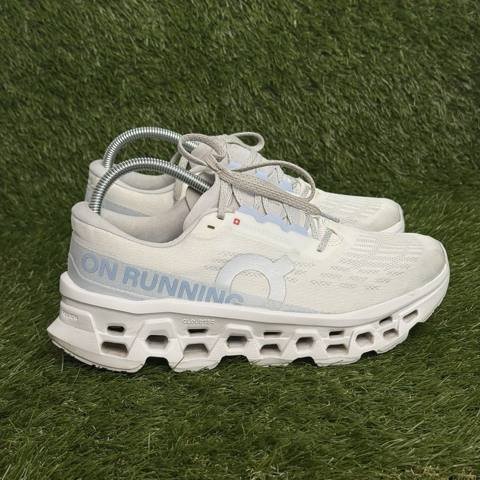 On Cloud Cloudmonster 2 Womens Size 8.5 White Max Cushion Running Shoes Sneakers