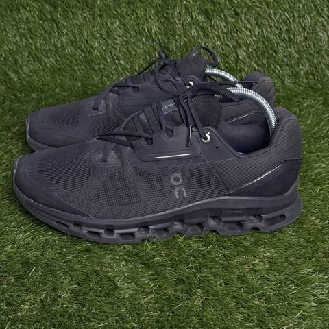 On Cloud Cloudstratus Mens Size 11 Black Running Shoes Sneakers 39-99214 photo 3