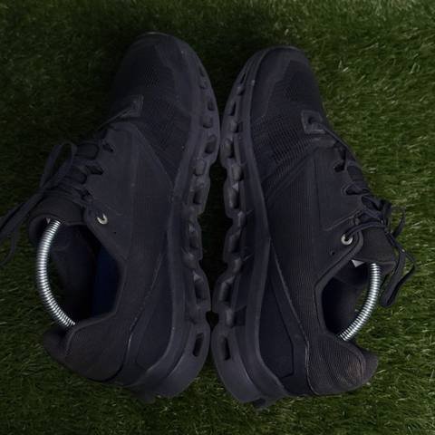 On Cloud Cloudstratus Mens Size 11 Black Running Shoes Sneakers 39-99214 photo 5