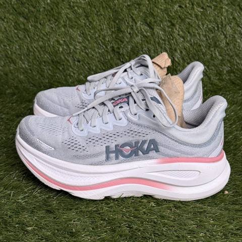Hoka One One Bondi 9 Womens Size 6.5 D Wide Mineral Blue Max Cushion Running photo 5