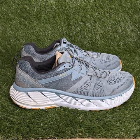 Hoka One One Gaviota 2 Mens Size 11.5 2E Wide Gray Stability Running Shoes
