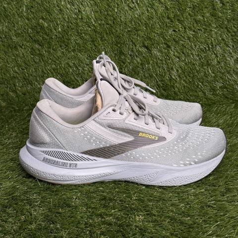 Brooks Adrenaline GTS 24 Mens Size 8.5 D Alloy White Gold Support Running Shoes