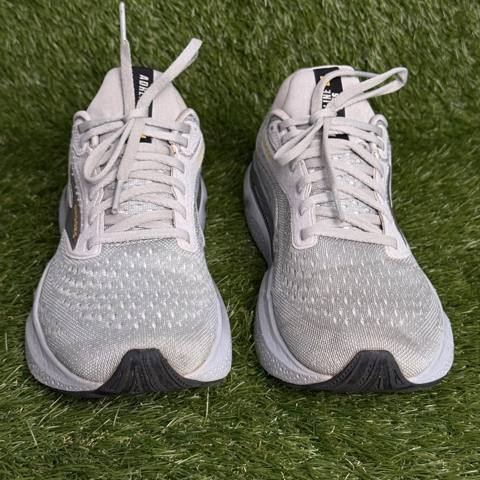 Brooks Adrenaline GTS 24 Mens Size 8.5 D Alloy White Gold Support Running Shoes photo 3