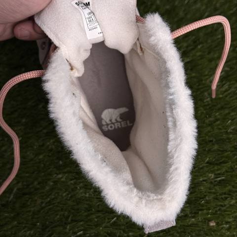 Sorel Explorer II Joan Womens Size 10.5 Pink Gray Suede Waterproof Winter Boots photo 10